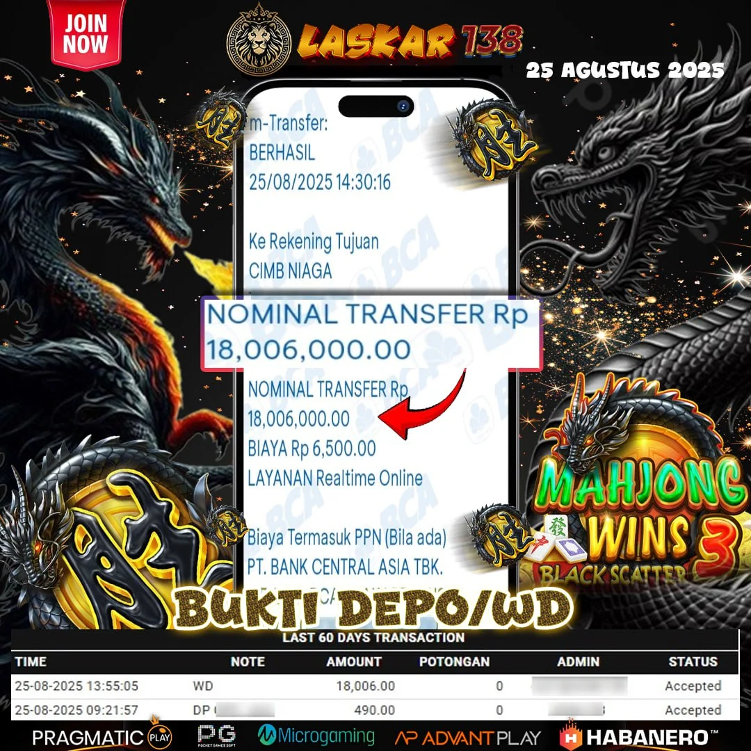 Bukti WD LASKAR138 #2